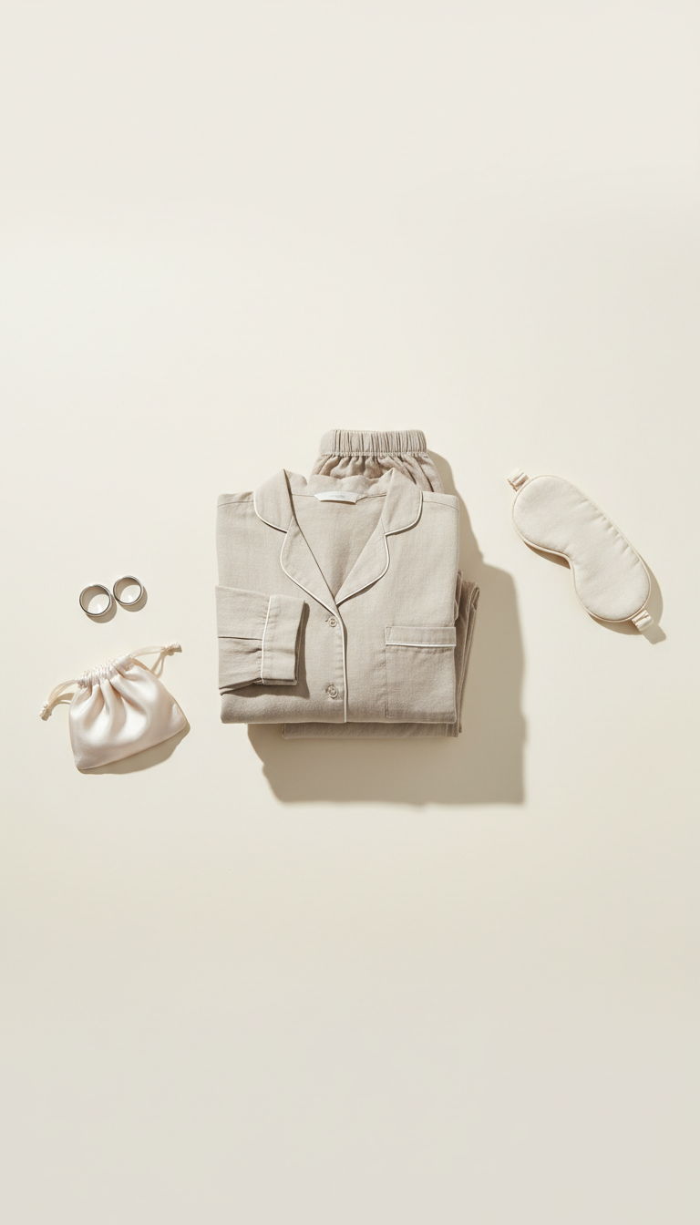 Couples’ Linen Pajama Set