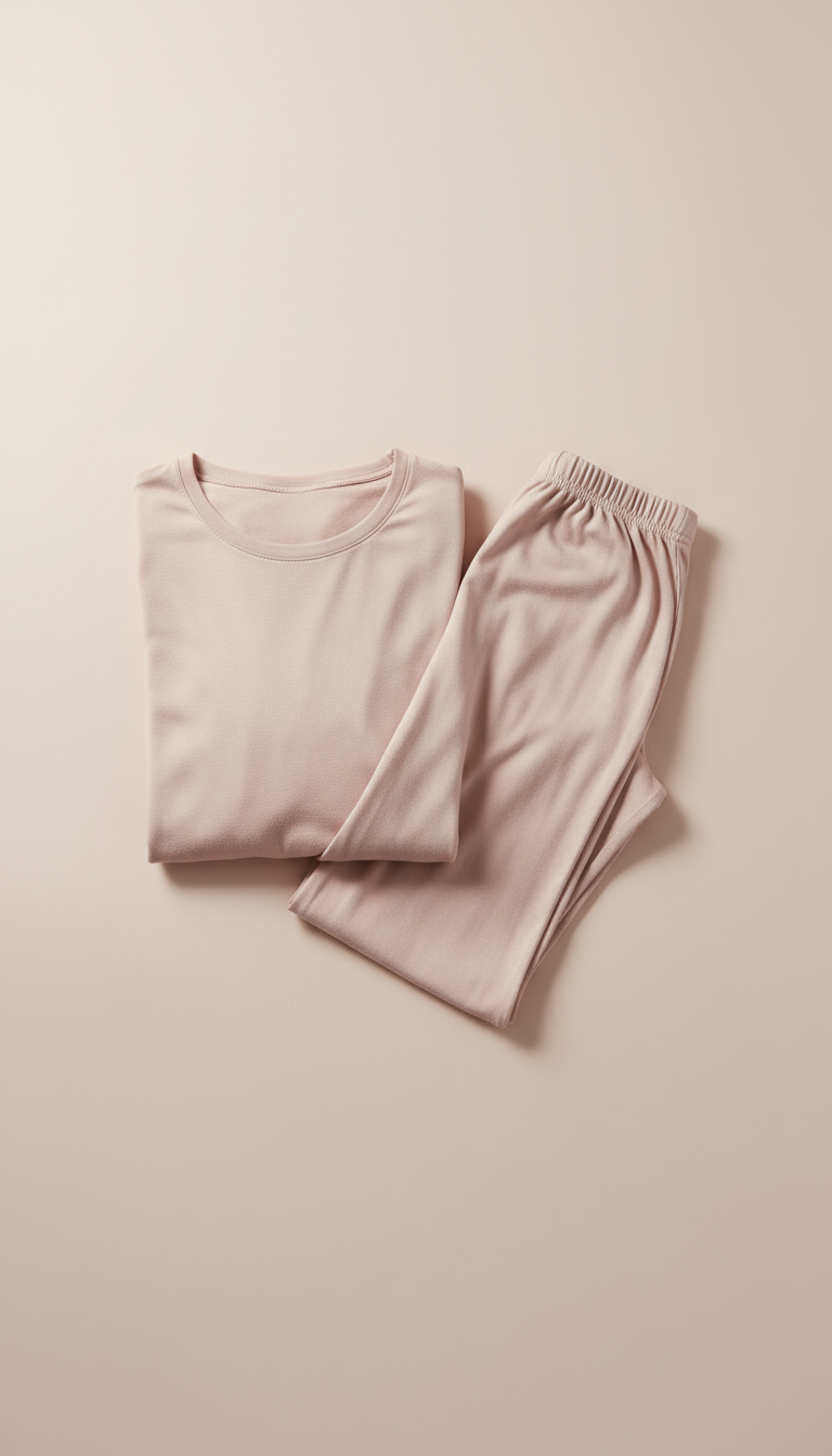 Modal pajama pair in blush veil