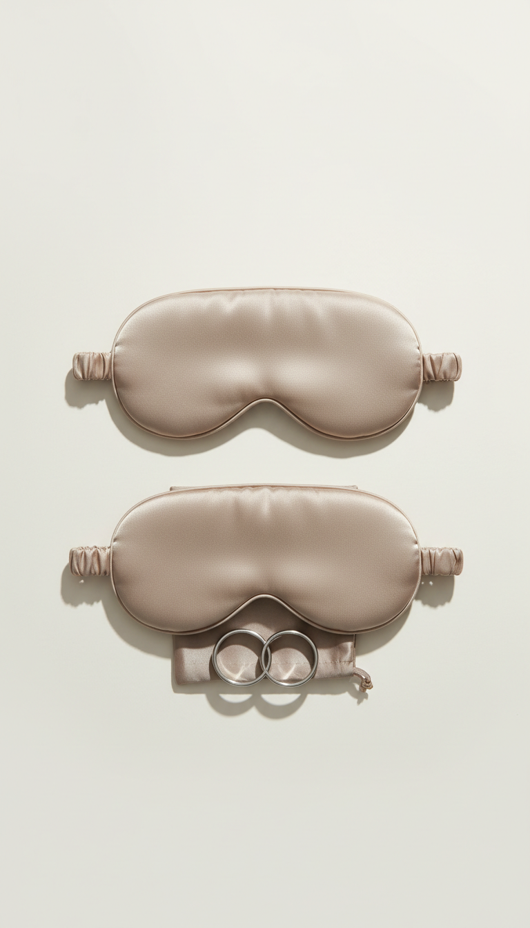 Matching Silk Sleep Masks