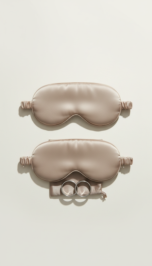 Matching Silk Sleep Masks